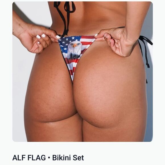 Assholes live Forever bikini set OS (4920) NEW - Picture 1 of 2